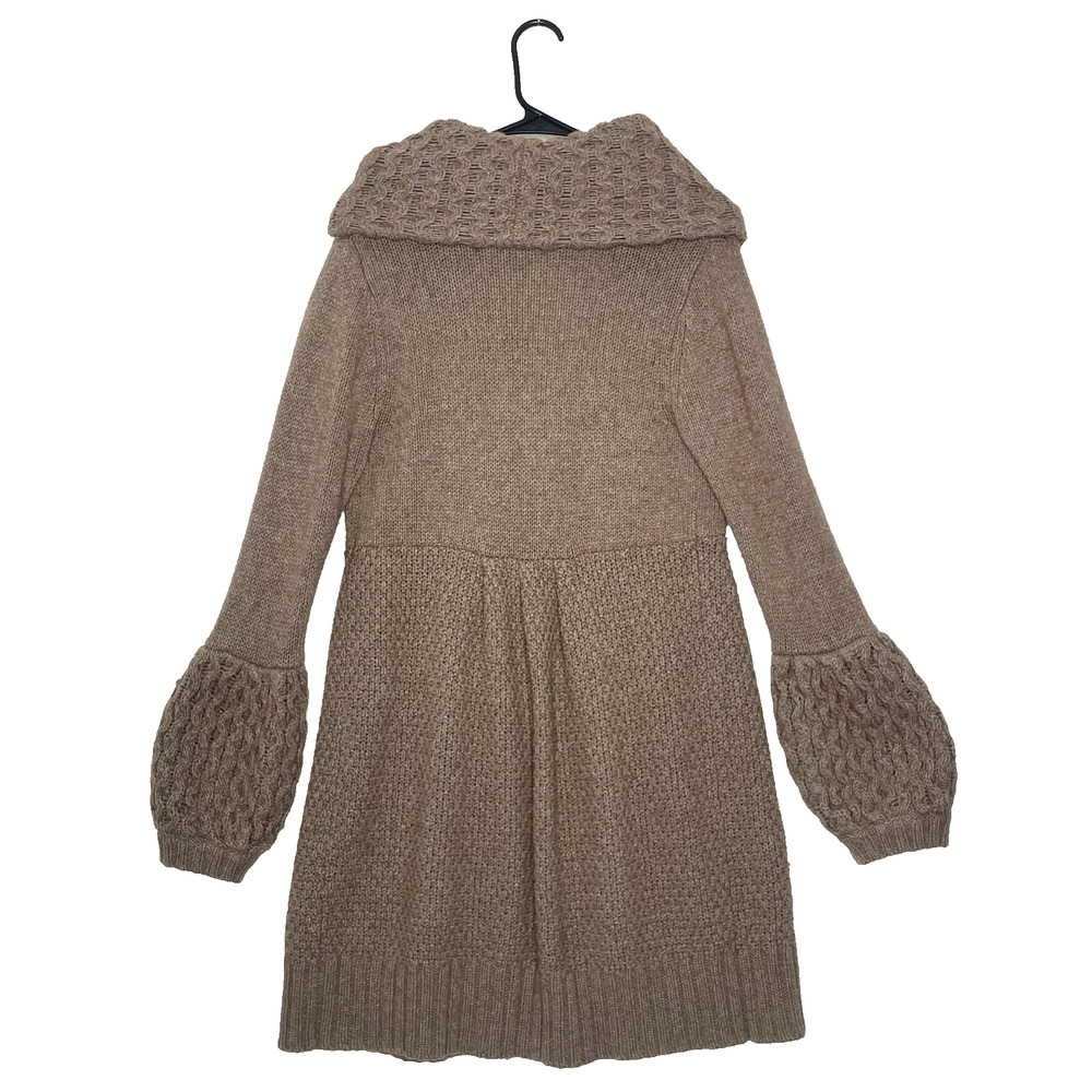 Y2K Old Navy Cardigan Sweater M Chunky Bell Sleeve Whimsigoth Bratz‎ Boho Indie - Picture 2 of 9